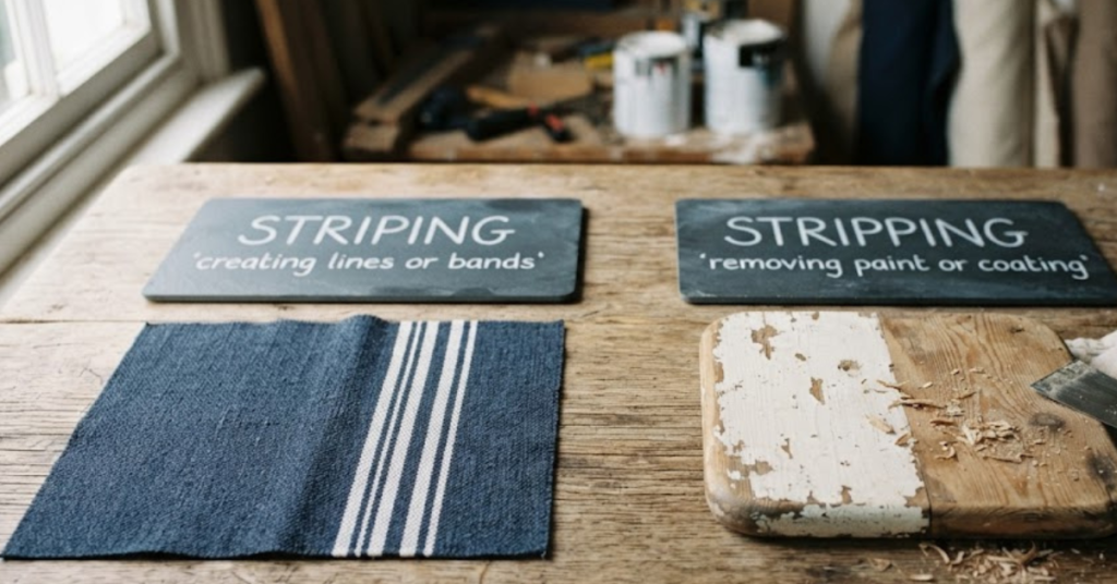 Striping vs Stripping: What's the Difference?