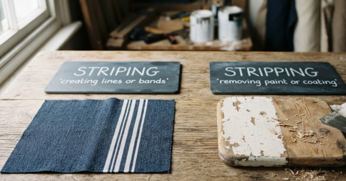 Striping vs Stripping: What's the Difference?